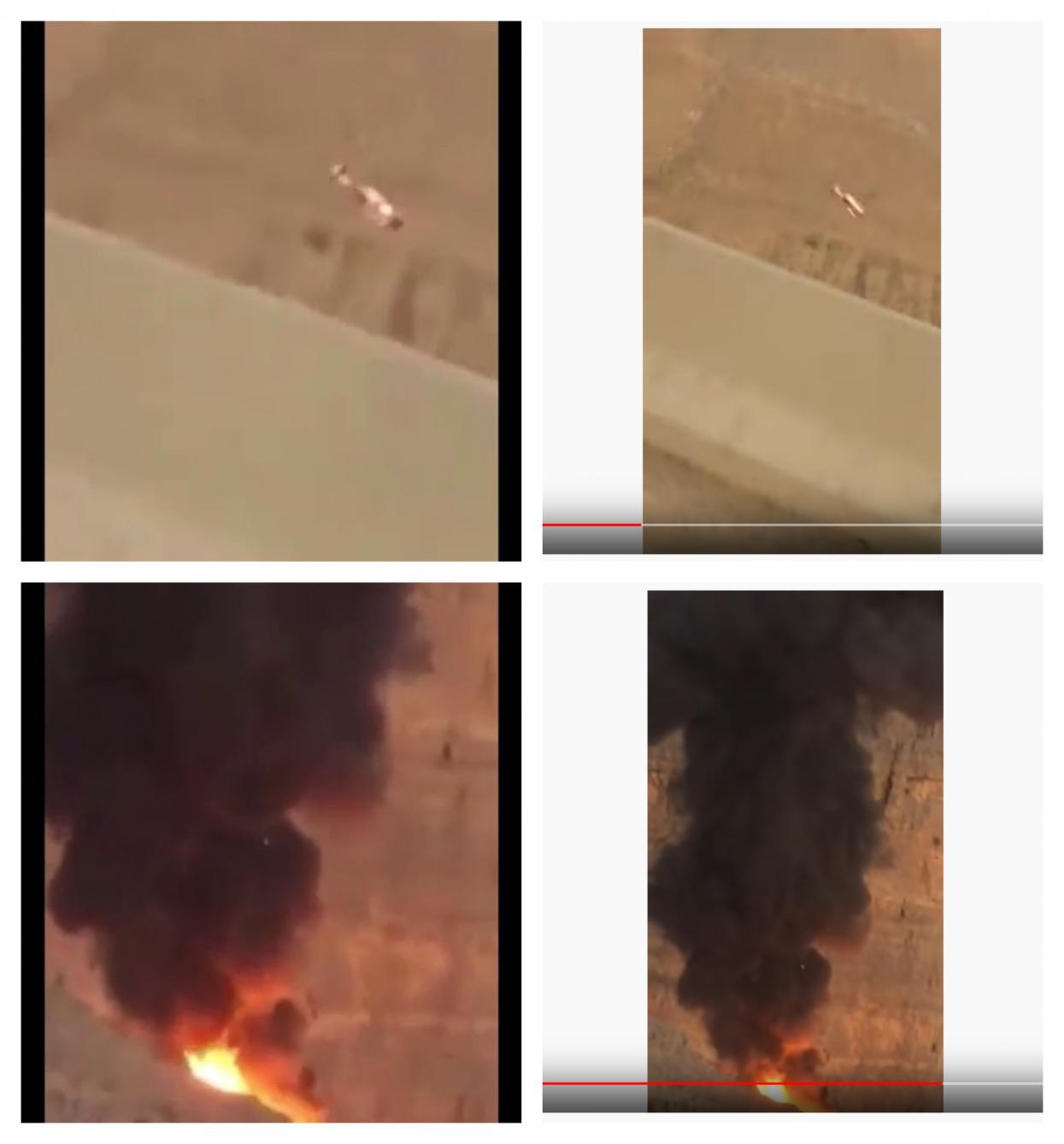 This video shows footage of a fatal crash that occurred in the United