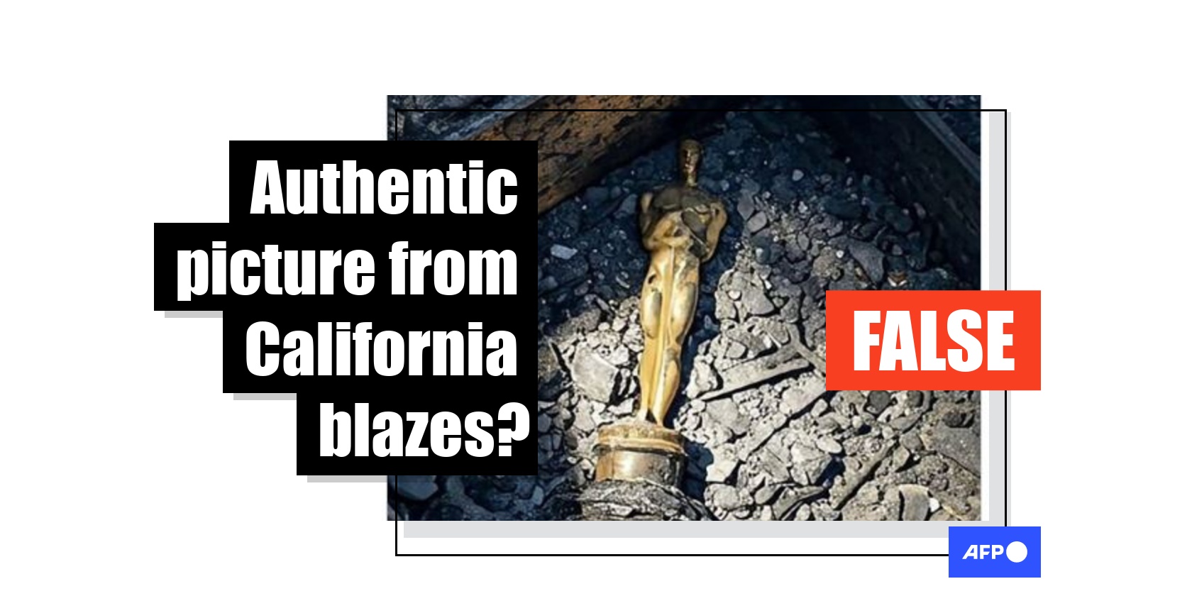 AI-generated image of Oscar statuette falsely linked to LA wildfires  