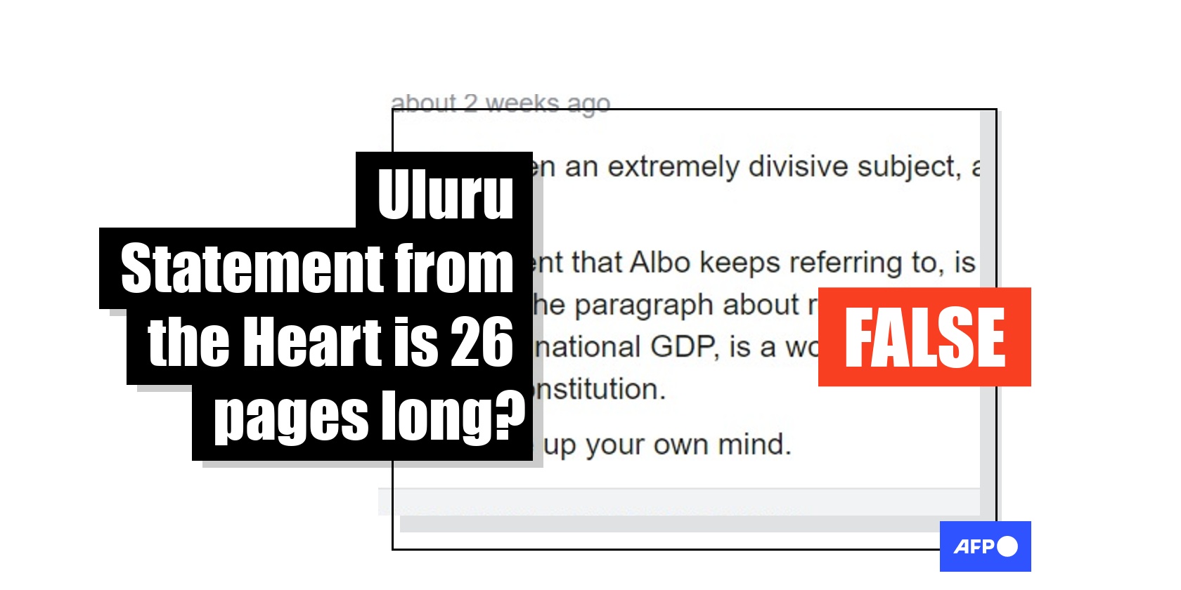 Document records dialogue leading up to Australia referendum, not vote