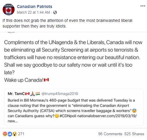 Security checks will be maintained at Canada’s airports | Fact Check