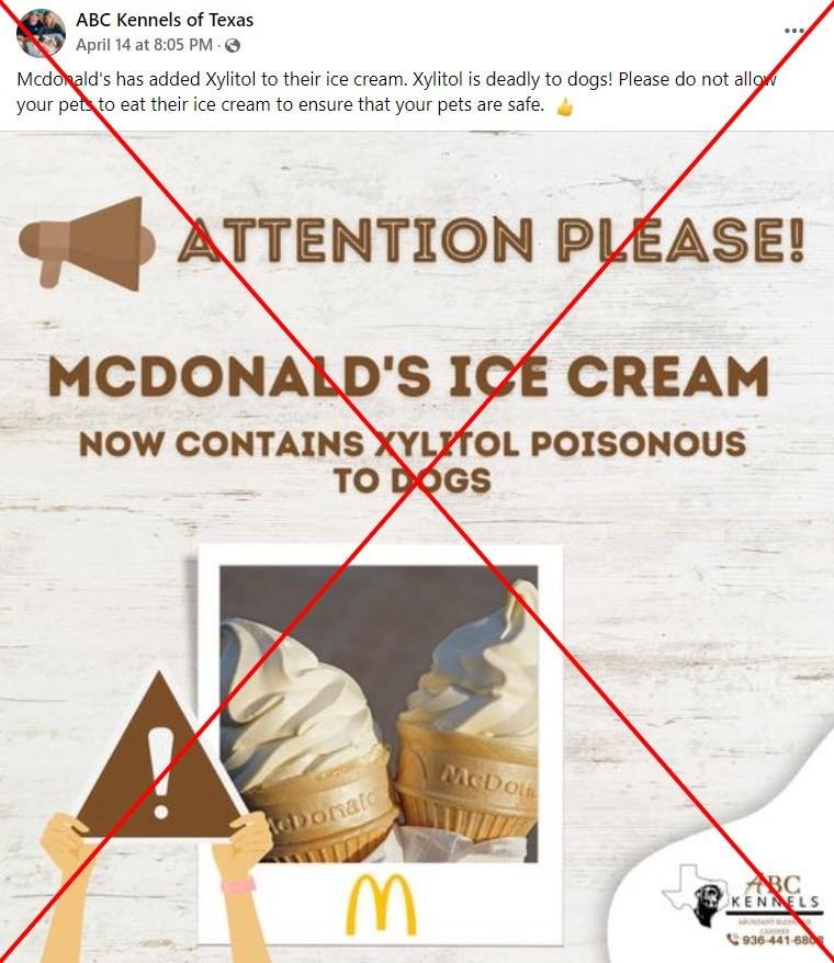 Can dogs have ice cream clearance