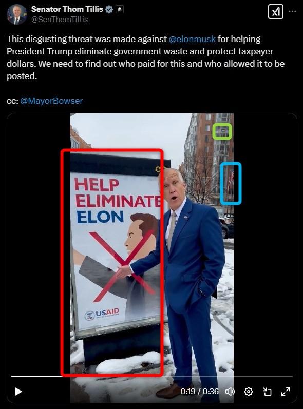 AntiElon Musk poster falsely linked to USAID Fact Check