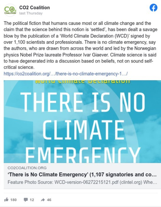 Climate 'declaration' recirculates debunked claims | Fact Check