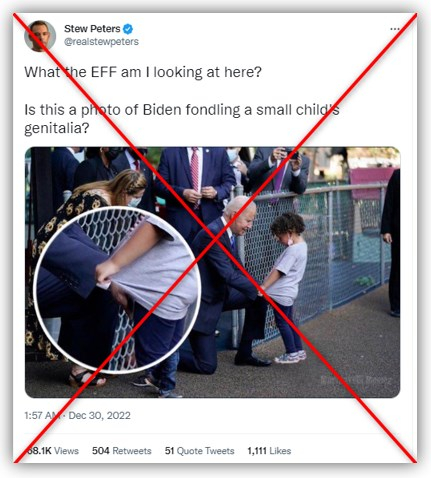 Photo of Joe Biden groping child is digitally altered Fact Check