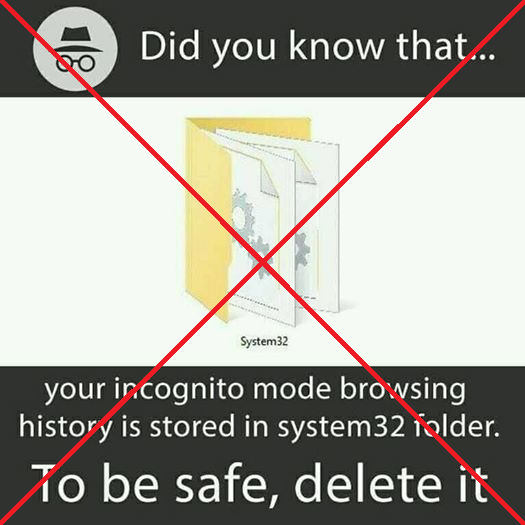 This hoax has been around for years, don’t delete System32 folder ...