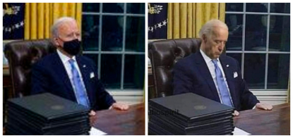 Doctored photo purports to show US President Biden sleeping in Oval Office  | Fact Check