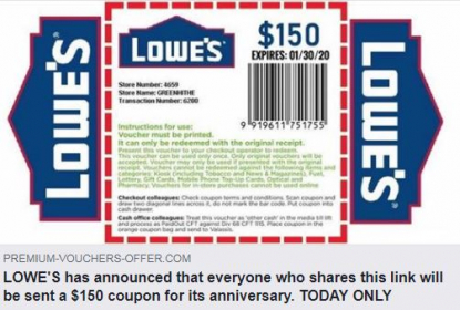 Lowe's Signature Market - Coupons