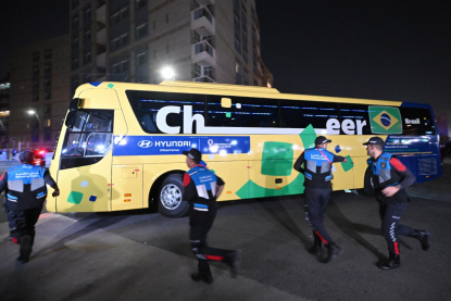 WATCH: Brazil's team bus literally shakes as World Cup favourites