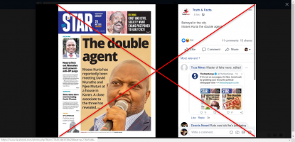 Doctored Newspaper Front Pages Spread Disinformation In Kenya Fact Check