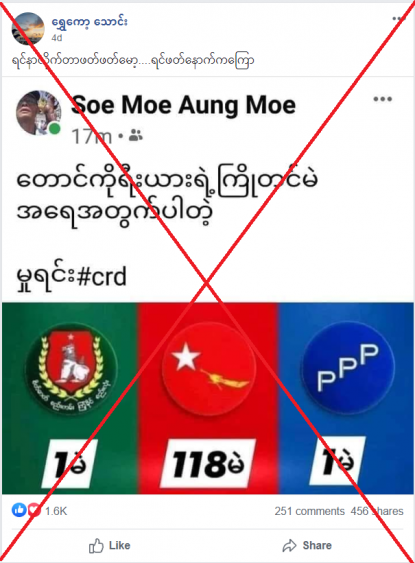 Early Overseas Voting Does Not Show Myanmar S Ruling Party In The Lead Voter Lists Are Still Being Finalised Fact Check