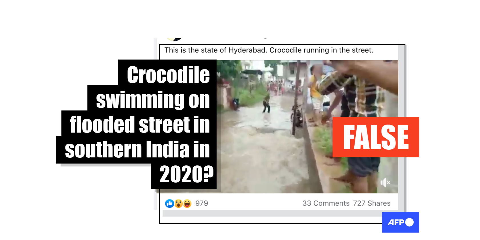 No, this footage has circulated since 2019 in reports about a crocodile