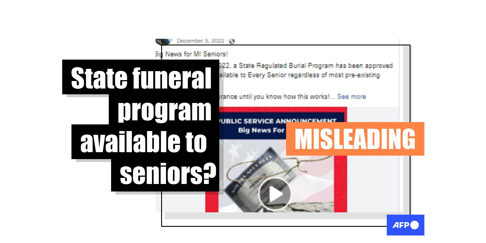 Ads misleadingly claim to offer thousands in funeral benefits Fact Check