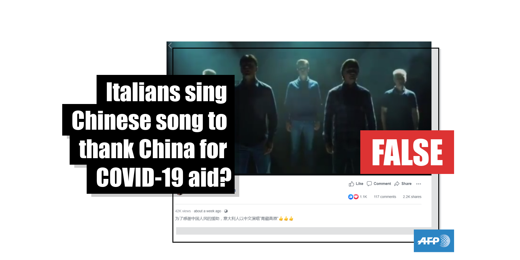 This video shows a Belarusian band singing a Chinese song before