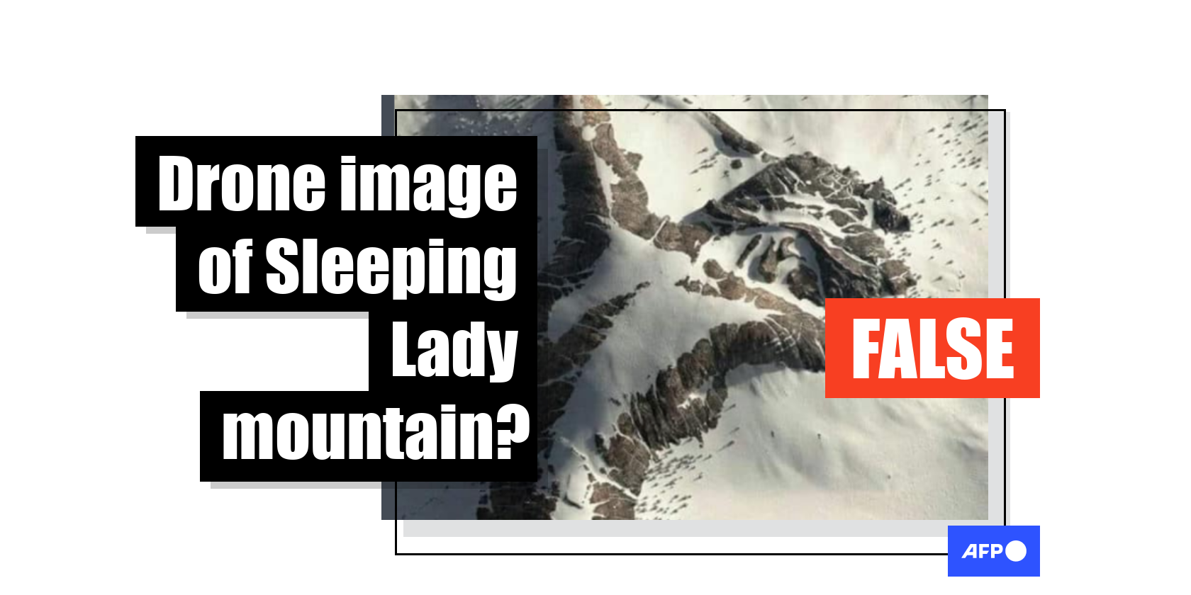 The sleeping sales lady mountain