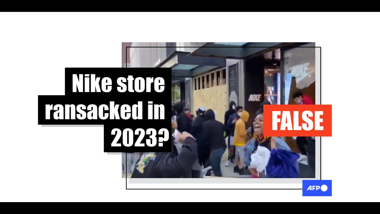 Nike store ramsacked 2025 on black friday